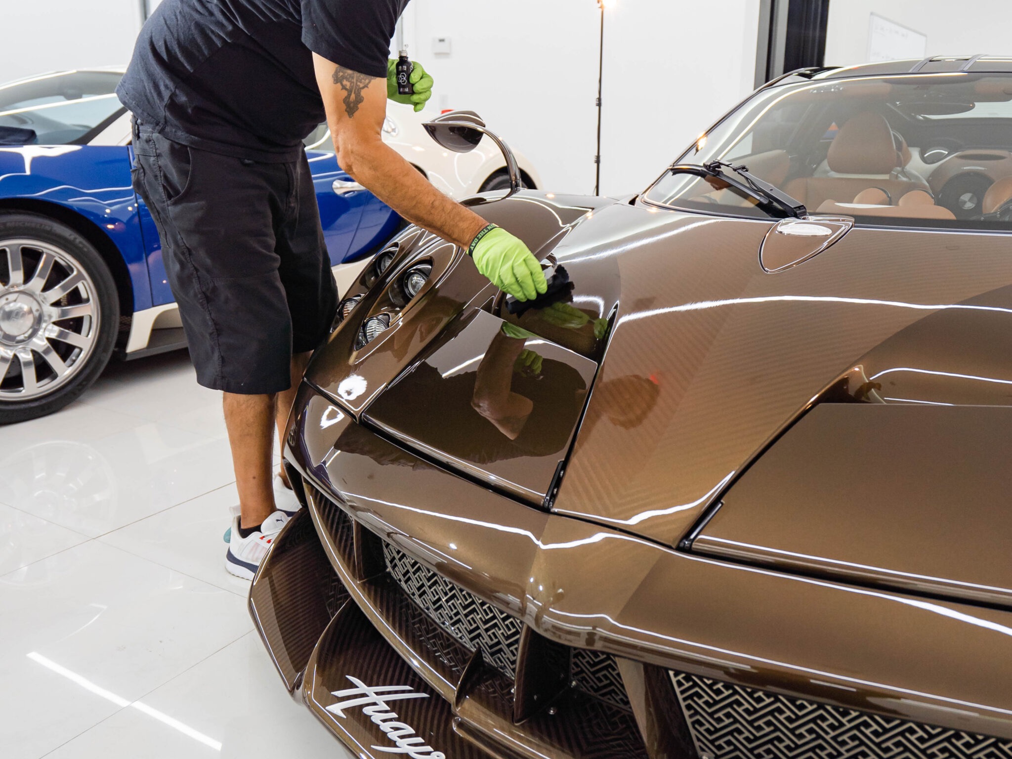 Pagani Huayra paint corrected at SoCal Auto Detail Center